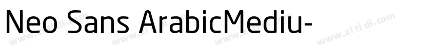 Neo Sans ArabicMediu字体转换